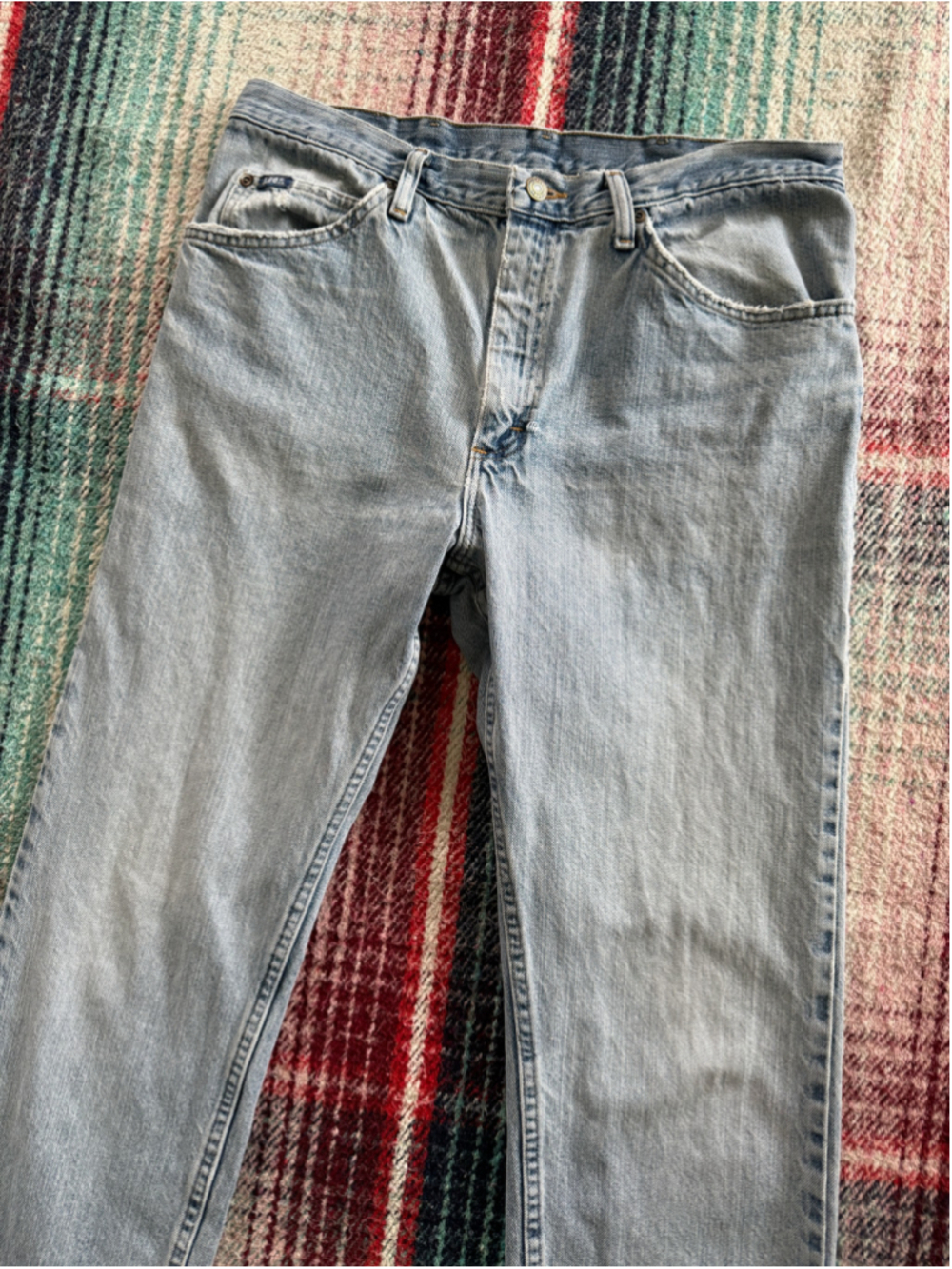Vintage Lee Light Wash Straight Leg Jeans 36x32(34x32)